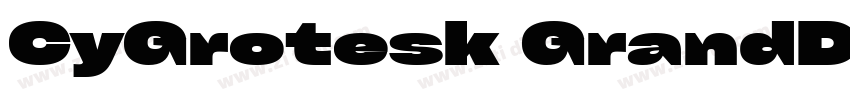 CyGrotesk GrandDemi字体转换 CyGrotesk GrandDemi字体转换